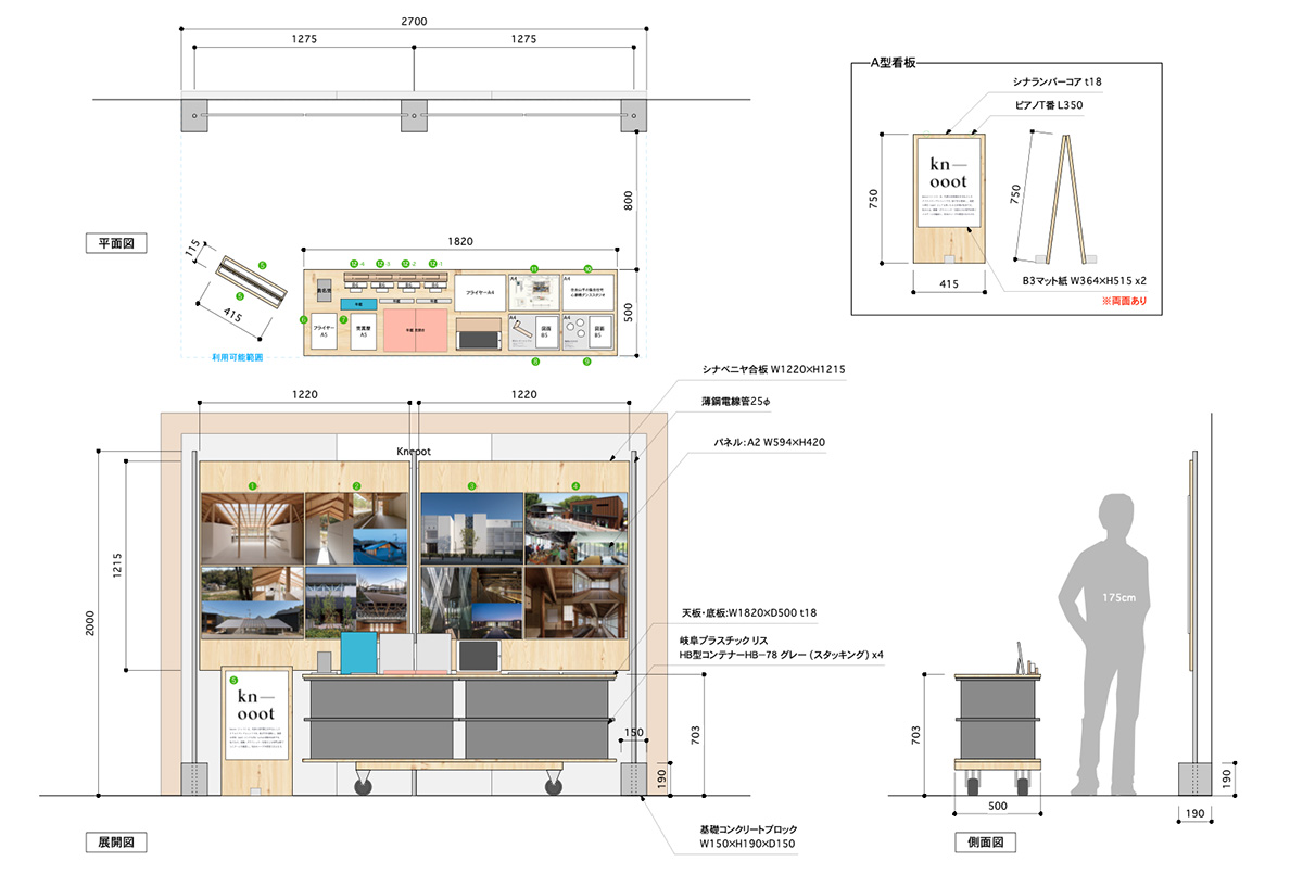 空間演出デザインフェスタ2022 Knoootブース