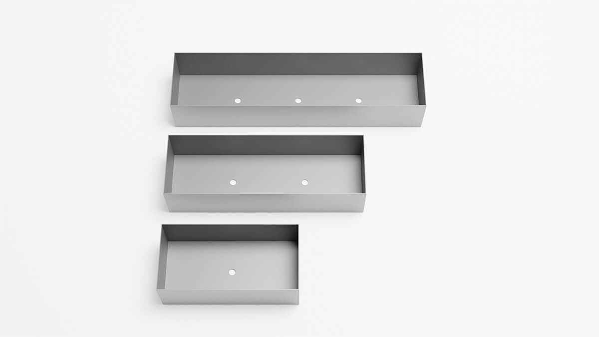 スチールめっきプランター